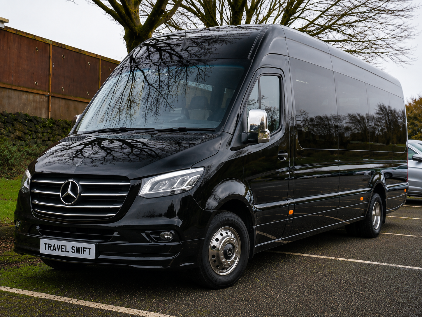 Executive group vehicle representing the 17 to 30 seater executive minibus category